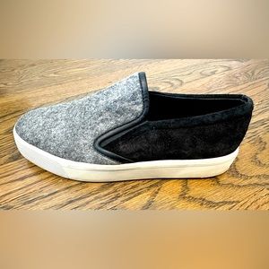 RARE Vince Blair Suede & Wool Slip-On Sneakers